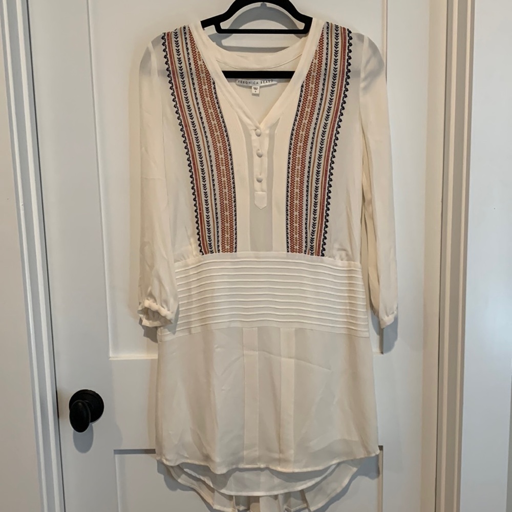 Veronica Beard dress, size 0, off white